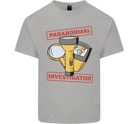 Paranormal Activity Investigatore Ghosts Spiriti Uomo Cotone T-Shirt