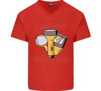 Paranormal Activity Investigatore Ghosts Spiriti Uomo Scollo A V Cotone T-Shirt