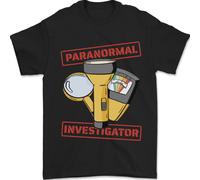 Paranormal Activity Investigatore Ghosts Spiriti Uomo T-Shirt 100% Cotone