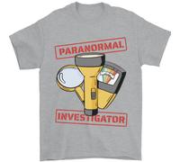 Paranormal Activity Investigatore Ghosts Spiriti Uomo T-Shirt 100% Cotone