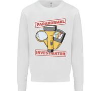 Paranormal Activity Investigatore Halloween Bambini Felpa Maglione