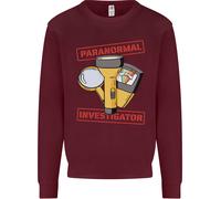 Paranormal Activity Investigatore Halloween Bambini Felpa Maglione