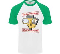 Paranormal Activity Investigatore Halloween DA UOMO S/S Baseball T-Shirt