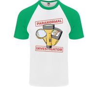 Paranormal Activity Investigatore Halloween DA UOMO S/S Baseball T-Shirt