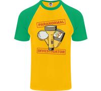 Paranormal Activity Investigatore Halloween Uomo S/S Baseball T-Shirt