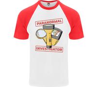 Paranormal Activity Investigatore Halloween Uomo S/S Baseball T-Shirt