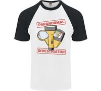 Paranormal Activity Investigatore Halloween Uomo S/S Baseball T-Shirt
