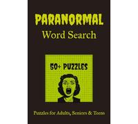 Paranormal Word Search: Word Search with Easy to Read Print about Ghosts, Witches, and the Paranormal and more | 6x9 inches, 110 pages | 55 puzzles