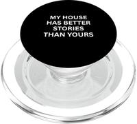 Paranormale La mia casa ha storie migliori di un detto ossessionante PopSockets PopGrip per MagSafe