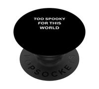 Paranormale troppo spettrale per questo mondo che inquieta detto PopSockets PopGrip Adesivo