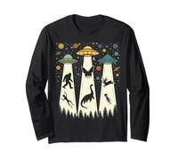 Paranormale UFO Rapimento Foresta Bigfoot Mostro di Loch Ness Maglia a Manica