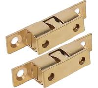 Paraolio a doppio labbro, Chiusura for porta, 10 pezzi 40mm, 50mm, 60mm Molla con chiusura a doppia sfera, Armadio for mobili Tensione regolabile Fibbia in ottone(Gold-60mm)