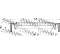 Paraolio albero cambio 95IAY-36521011X FEBEST per MITSUBISHI PAJERO II L200