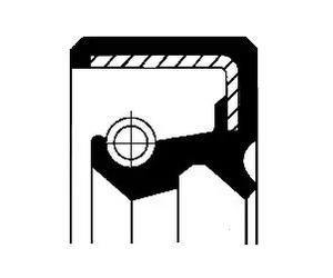 Paraolio albero cambio Assale anteriore NBR (Nitrile-Butadiene-Caucciù) CORTECO