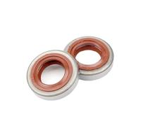 Paraolio Albero Gomiti 2 pezzi di guarnizioni dell'albero motore adatte per decespugliatore Stihl FS80 FS85 FS300 FS380 FS400 9640 003 1195 Paraolio Doppio Labbro(2PCS)