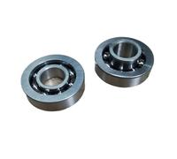 Paraolio Albero Gomiti Set di cuscinetti a sfere e paraolio per albero motore adatti per accessori per motoseghe Husqvarna 135 140 435 435E 440 440E Paraolio Doppio Labbro(Ball bearings)