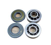 Paraolio Albero Gomiti Set di cuscinetti a sfere e paraolio per albero motore adatti per accessori per motoseghe Husqvarna 135 140 435 435E 440 440E Paraolio Doppio Labbro(Bearing seal set)