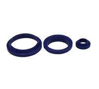 Paraolio Albero Gomiti WA1/FA/J/XYJ 70 75 80 85 87 90 89 94 99 101 104 Guarnizione O-ring per albero cilindro idraulico PU Guarnizione antipolvere Paraolio Doppio Labbro(3PCS 87x101x6x11)