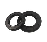 Paraolio con scheletro in gomma nitrilica, guarnizione a labbro con filettatura esterna TG4,Diametro interno 15mm Diametro esterno 25mm Spessore 7mm, 5 pezzi, Nero, 15x25x7mm