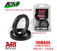 Paraolio Forcella DC4Y 43x55x9,5/10,5 mm per Yamaha FZ1 dal 2006 al 2012