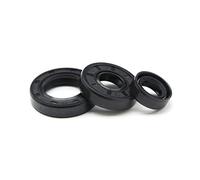 Paraolio, guarnizione a labbro, 10 pezzi Tc 4x9x3~4.5x17x7NBR Paraolio scheletrato radiale for albero Diametro 4 mm a molla(TC 4x17x7mm NBR)