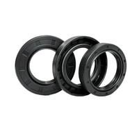Paraolio in gomma nitrilica nera TG4, Diametro interno 130mm Diametro esterno 145mm Spessore 12mm, Confezione da 10, Nero, 130x145x12mm