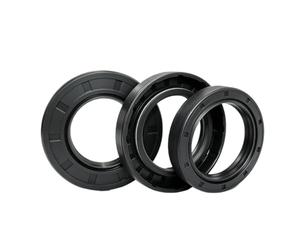 Paraolio in gomma nitrilica nera TG4, Diametro interno 145mm Diametro esterno 180mm Spessore 12mm, Confezione da 10, Nero, 145x180x12mm