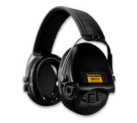 Sordin Pro-X Protezioni acustiche a capsula 75302-X/L-02-S - EN 352 - Cuscino in schiuma, Cinturino in pelle & capsule nere