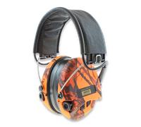 Paraorecchi Sordin Supreme Pro-X LED, Hear2, Leather band, GEL, Orange Camo