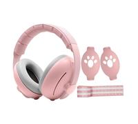 Paraorecchie a riduzione del rumore - paraorecchie di sicurezza regolabili per design portatile blu rosa | Casco di protezione 'udito, dispositivo di messa a fuoco per lo studio dei fuochi