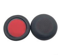 Paraorecchie di ricambio per cuffie Plantronics Uc B825 con morbidi cuscinetti in similpelle e design a rete traspirante per un comodo utilizzo tutto il giorno, colore nero (B)