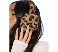 Paraorecchie in pelliccia leopardata, accessori invernali per tenere calde le orecchie, morbidi e soffici con motivo animale, accessori alla moda per il freddo, coperture per le orecchie calde, regalo