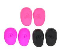 Paraorecchie in Silicone 3 Paia, Protezione Anti Macchia | Accessorio Riutilizzabile, Adatto a Risciacquo e Spruzzi D'acqua, Finitura Liscia, per Tintura e Mèches