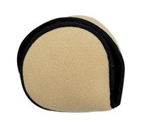 Paraorecchie invernali da uomo, di grandi dimensioni, pieghevoli, in pile polare, paraorecchie da donna, regolabili, per attività all'aperto (cachi)