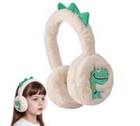 Paraorecchie Per Bambini - Cuffie Per Dinosauri | Scaldamuscoli Invernali | Gli Adorabili Paraorecchie In Peluche Dal Design Di Dinosauro 3D Tengono I Bambini Al Caldo. Morbidi Copriorecchie Invernali