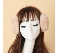 Paraorecchie pieghevoli in colore unito e morbida pelliccia sintetica per uso esterno, copriauricolari invernali bianchi Tagli UnicaAnimale,FumettoFlanella