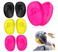 Paraorecchie Riutilizzabili 6 Pezzi in Plastica per Tinta Chioma | Lavabili, Protezione da Acqua e Colore, per Ragazzo Ragazza e Anziani, Uso in Shampoo e Colorazione