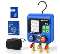 PARAOUTIL Refrigerante aiuto per il montaggio, distributore digitale con 92 refrigeranti, dati digitale, indicatore refrigerante, L205 HVAC R32 R134A R12 R410A R11