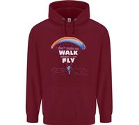 Parapendio Don'T Make Me Passeggiata When Can Fly Bambini Felpa con Cappuccio