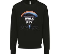 Parapendio Don'T Make Me Passeggiata When Can Fly Bambini Felpa Maglione