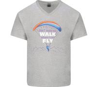 Parapendio Don'T Make Me Passeggiata When Can Fly Uomo V-Neck T-Shirt