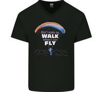 Parapendio Don'T Make Me Passeggiata When Can Fly Uomo V-Neck T-Shirt