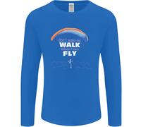 Parapendio Non Farmi Camminare Quando Posso Volare Uomo Manica Lunga T-Shirt