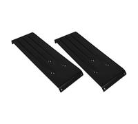 Parapetto Laterale per Sedia a Rotelle Elettrica 2 Pezzi Nero | PP, Installazione Semplice, 46x16,2x3cm, per Uscite all'Aperto e Case di Cura