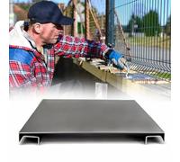 Parapetto Metallico Personalizzato Per Muro Di Copertura, Lungo 1,2 M | Pannello Di Protezione Integrato Per Recinzione, Adatto A Muri Di Spessore 21-24 Cm, Montaggio Modulare, Per Esterni, Cortile