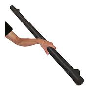 Parapetto per scale in acciaio inox per interni ed esterni, 270 cm, nero, diverse lunghezze disponibili per sicurezza e stile