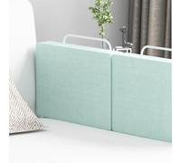 Parapetto regolabile - 5 livelli di regolazione dell'altezza, acciaio ispessito e cotone perlato EPE, facile installazione per viaggi e uso domestico