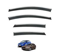 Parapioggia Auto per Ford Focus Sedan/Hatchback MK3-C346 2012-2018, Deflettori Antivento Finestrini Antipioggia Scudo Deflettori d'Aria Integrati Accessori
