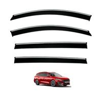 Parapioggia Auto per Ford Focus Wagon MK4-C159 2019-2025, Deflettori Antivento Finestrini Antipioggia Scudo Deflettori d'Aria Integrati Accessori