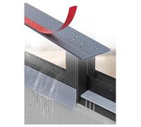 Parapioggia autoadesivo, deflettore for finestra, striscia di tenuta in gomma for prevenire la pioggia, impedisce il riflusso dell'acqua piovana for porte e finestre(W9cm/3.54in)